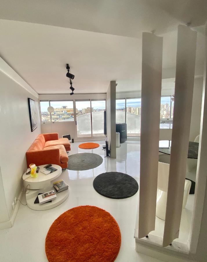14Eme Et Der Etage "Arty" Avec 2 Chambres Et Vue Panoramique ! Créteil Dış mekan fotoğraf