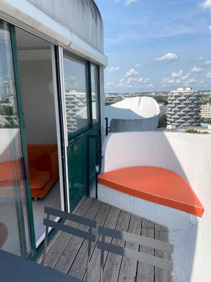 14Eme Et Der Etage "Arty" Avec 2 Chambres Et Vue Panoramique ! Créteil Dış mekan fotoğraf